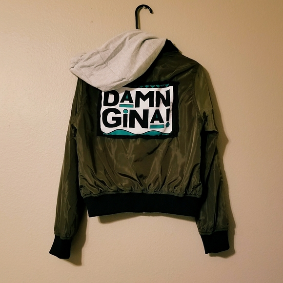 Jackets & Blazers - 🎉NEW🎊"DAMN GINA!" Hooded Jacket☆Coachella